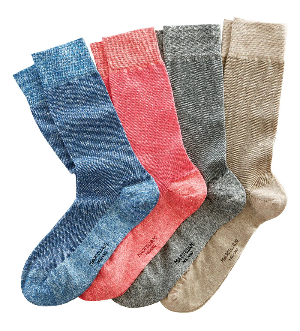Marcoliani Pique Marl Socks - Image 2