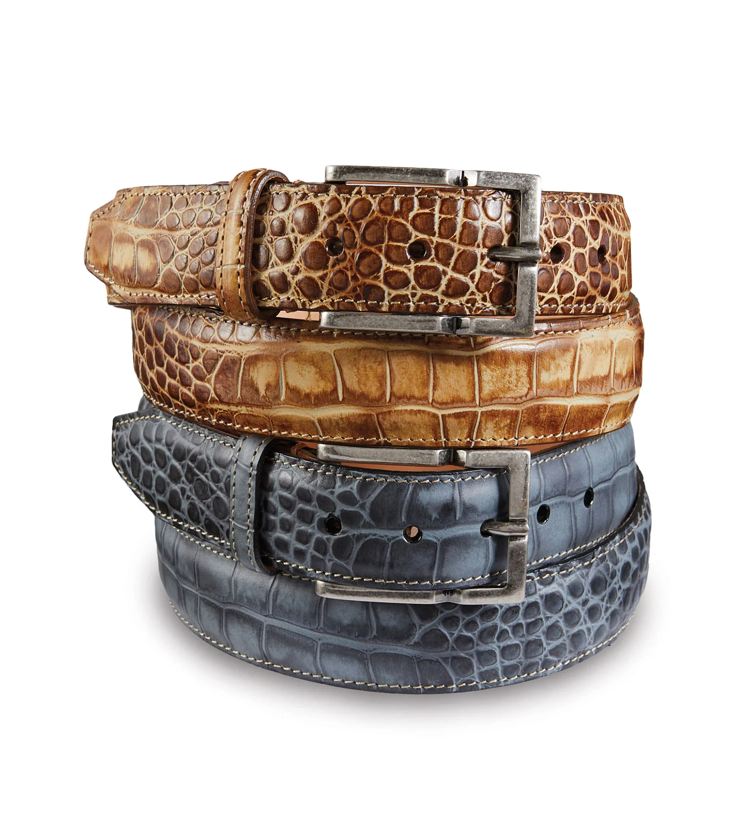 Martin Dingman Arthur Belt - Steel Blue