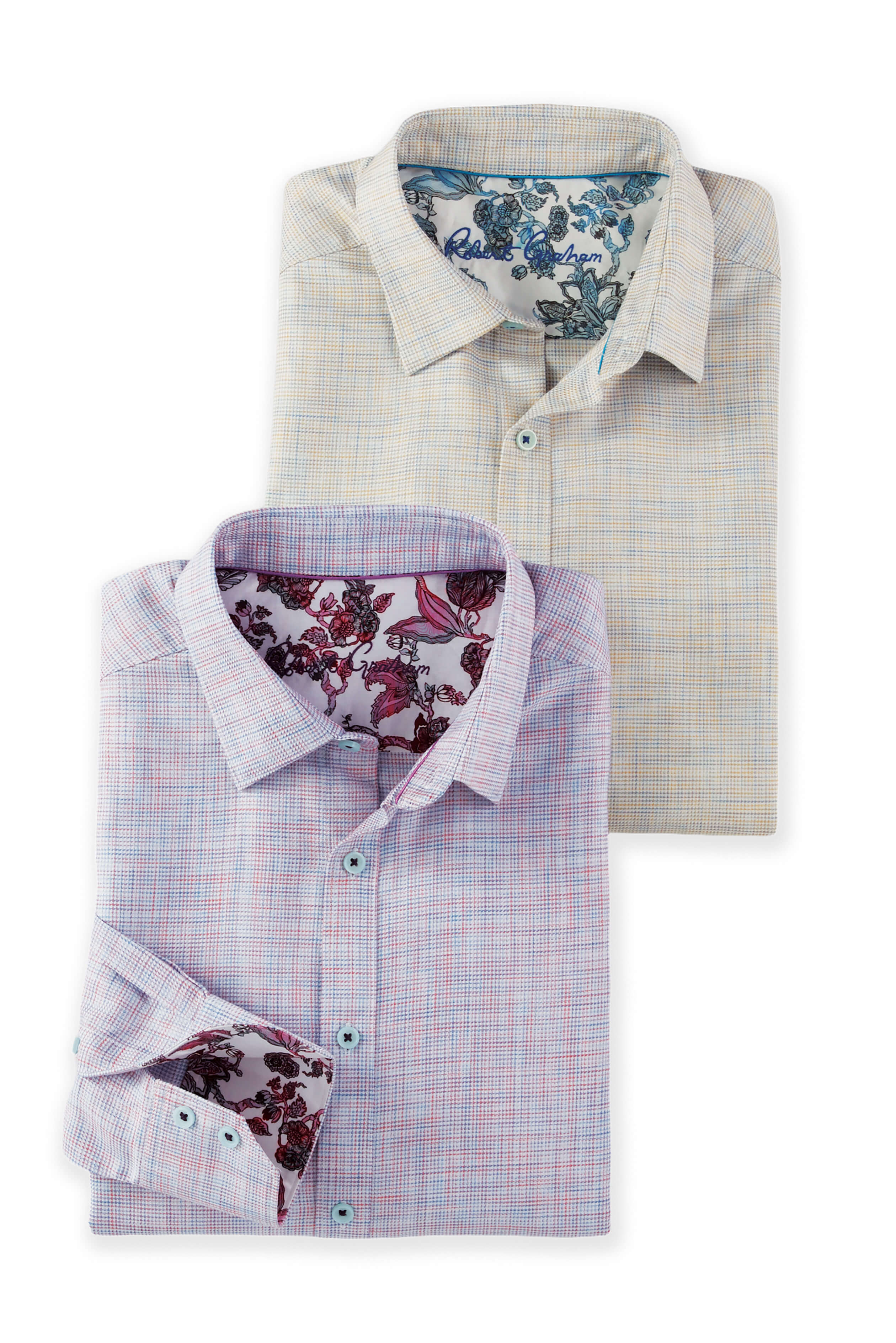 Robert Graham Long Sleeve Edison Solid Mix Shirt