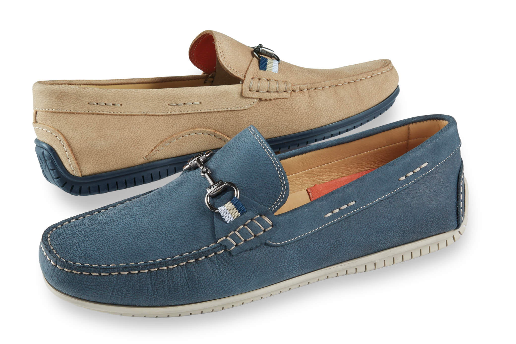 Martin Dingman Bermuda Horse Bit Suede Slip On - Image 3