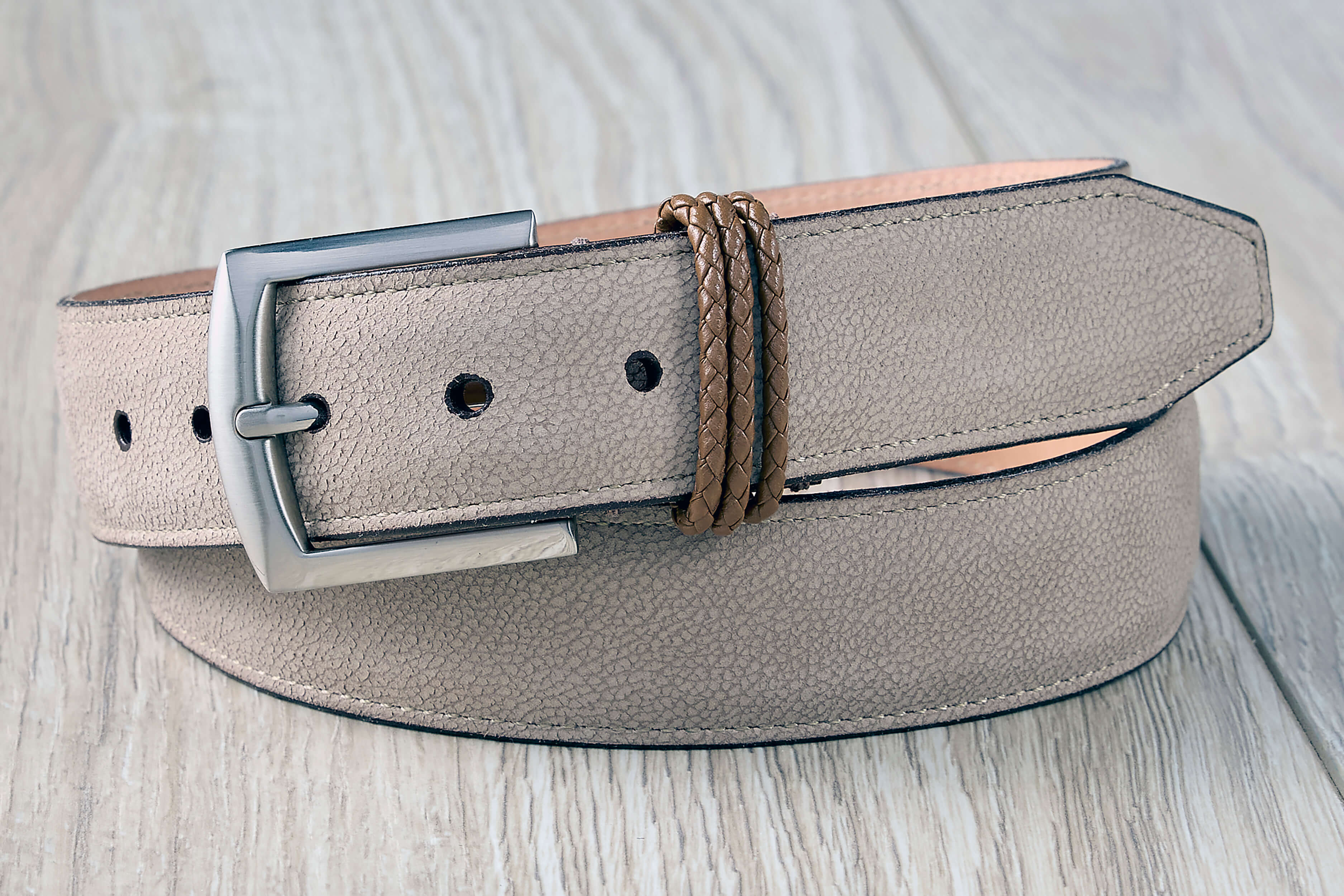 Martin Dingman Bermuda Nubuck Belt