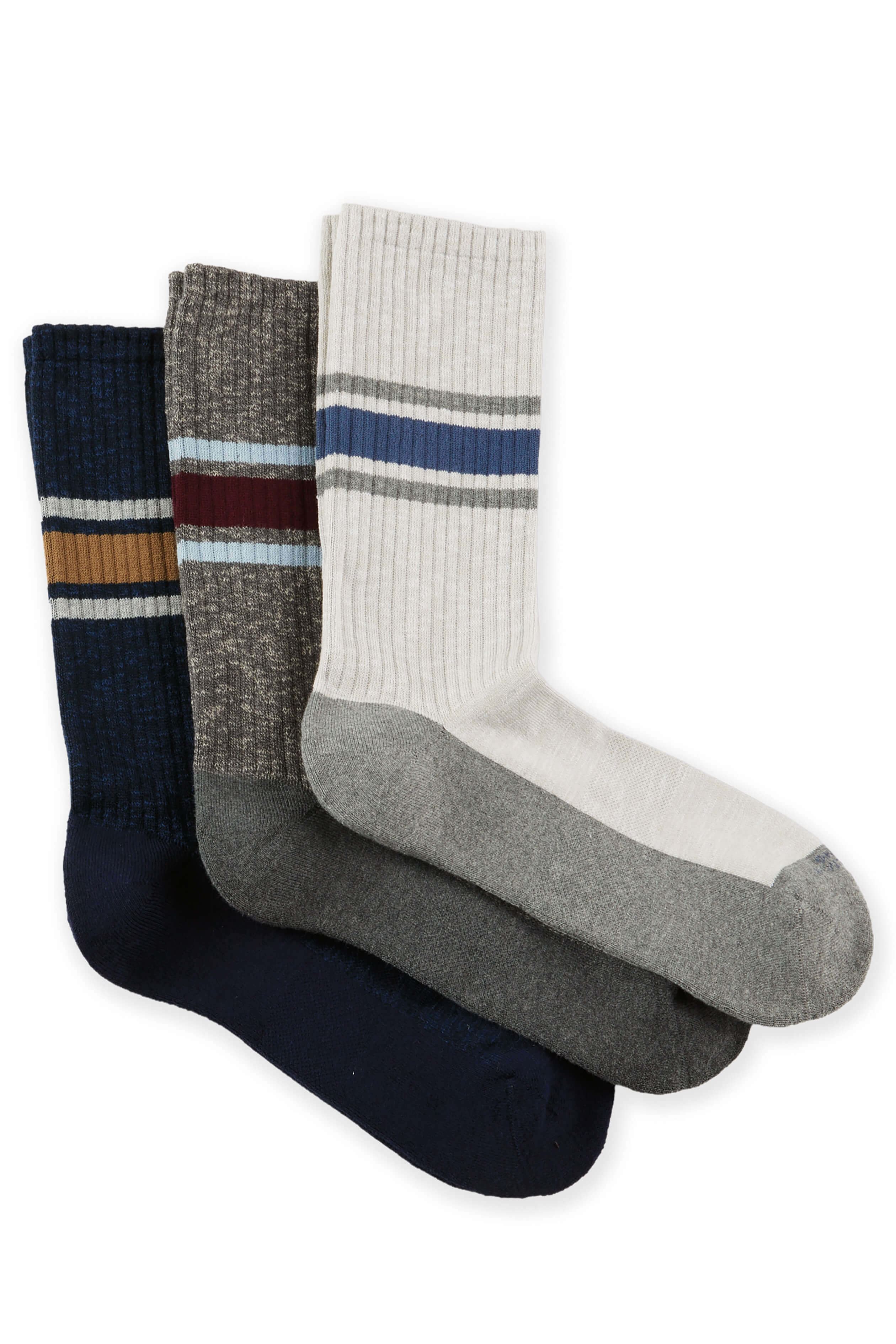 Marcoliani College Stripe Sneaker Sock