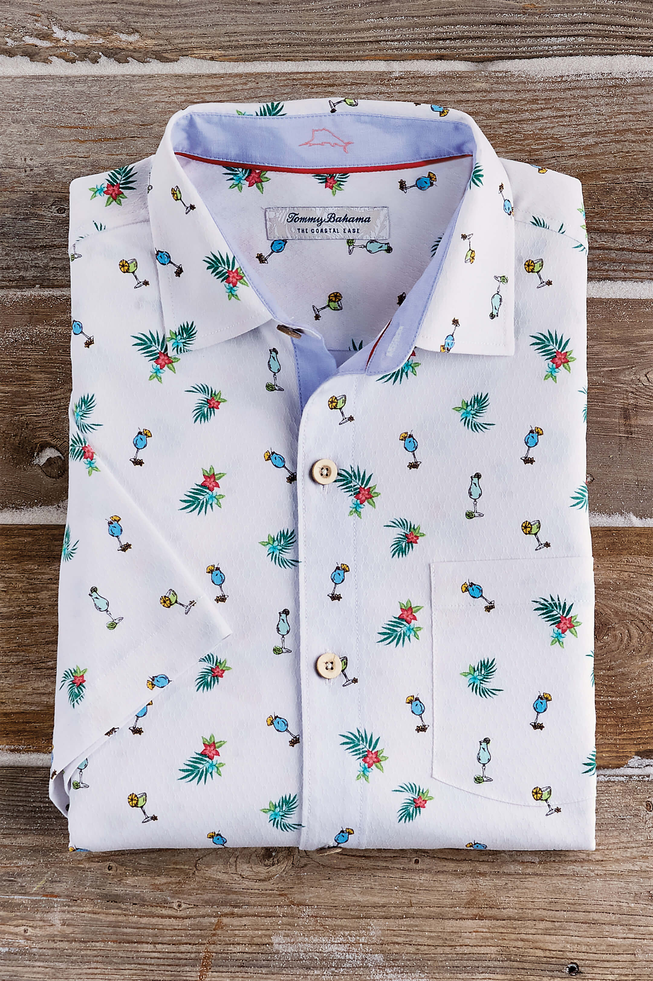Tommy Bahama Short Sleeve Coastal Ease Fiesta Fizz Shirt