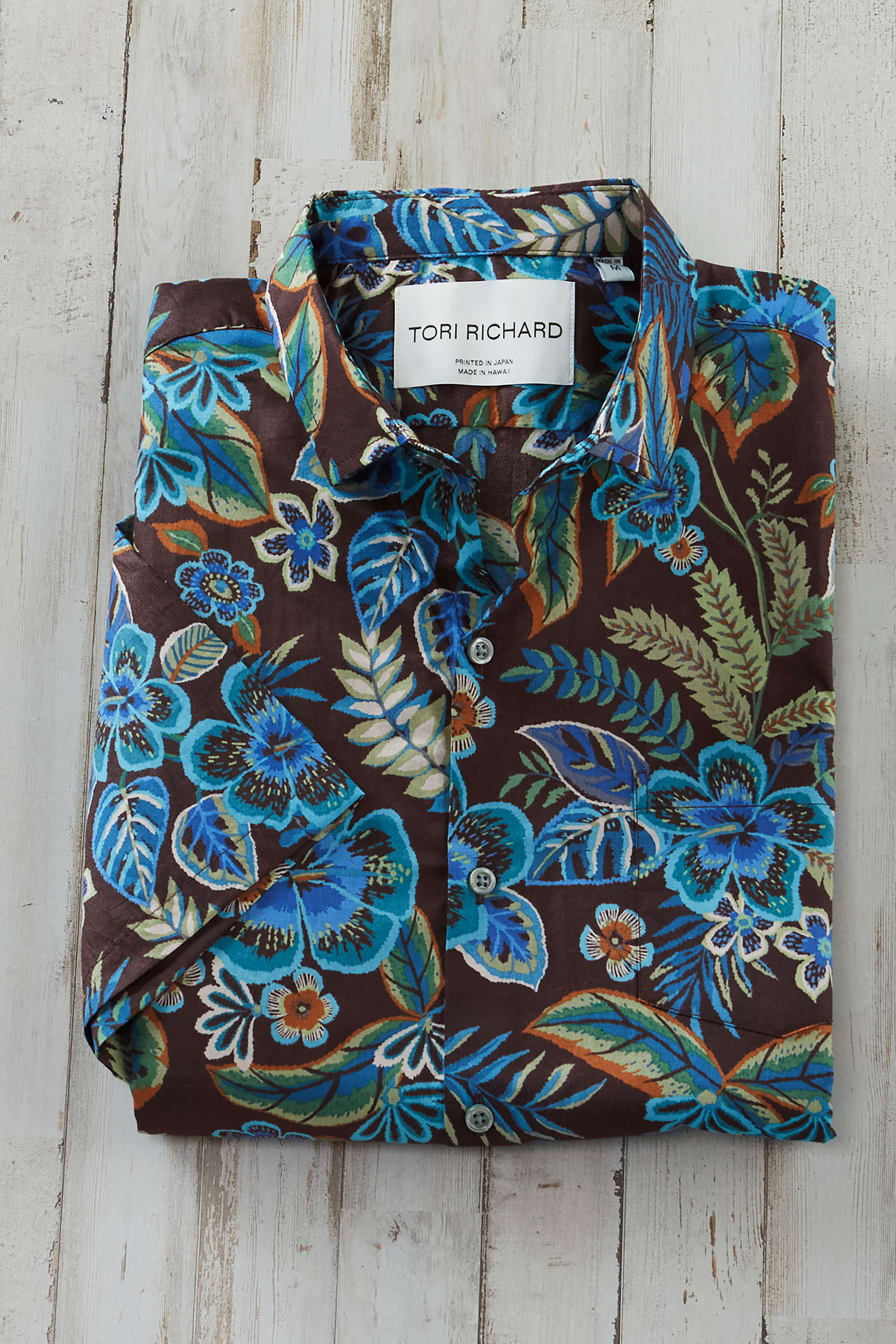 Tori Richard Short Sleeve Flourish Lawn Camp Shirt