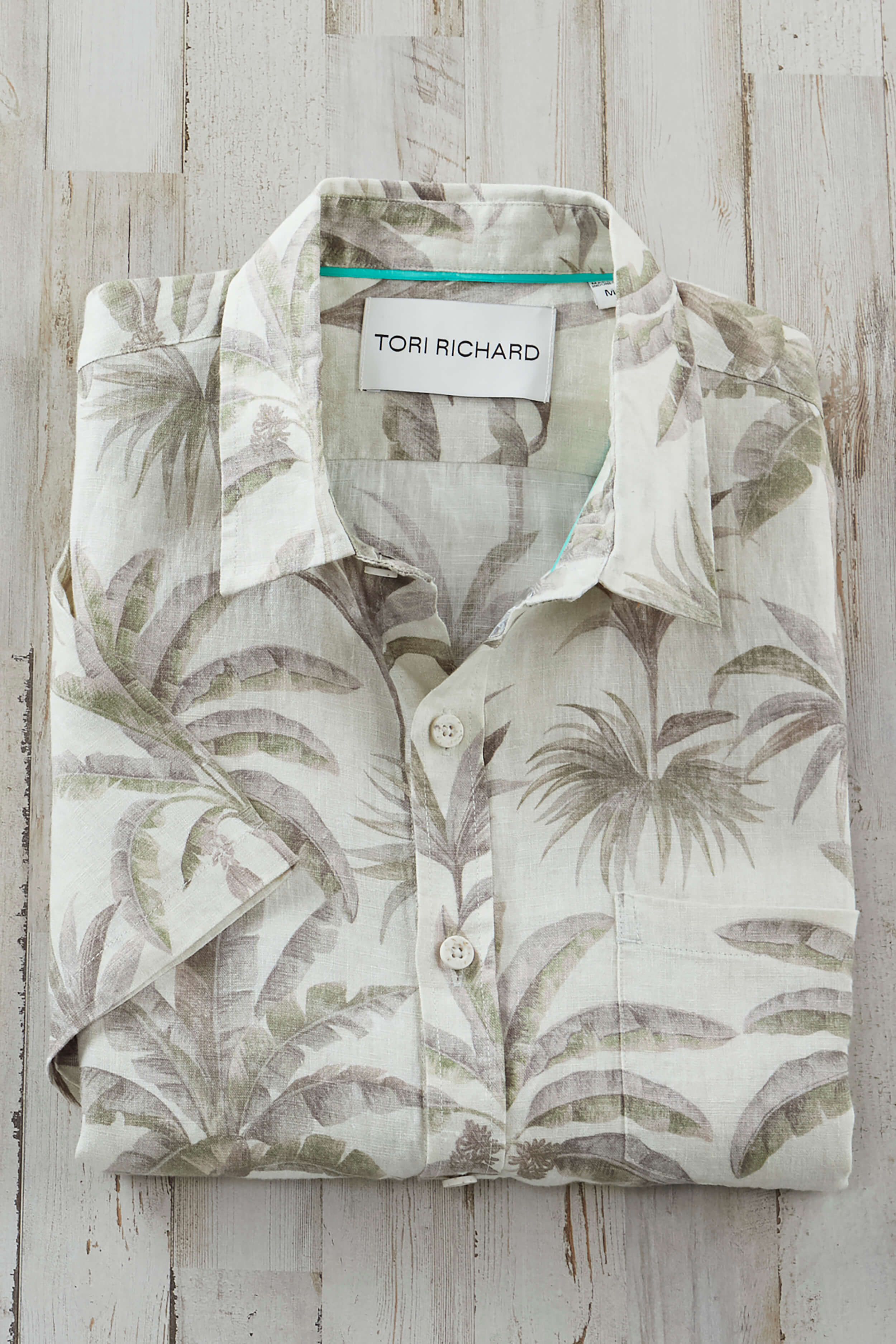 Tori Richard Short Sleeve Solara Slub Linen Camp Shirt - Image 3