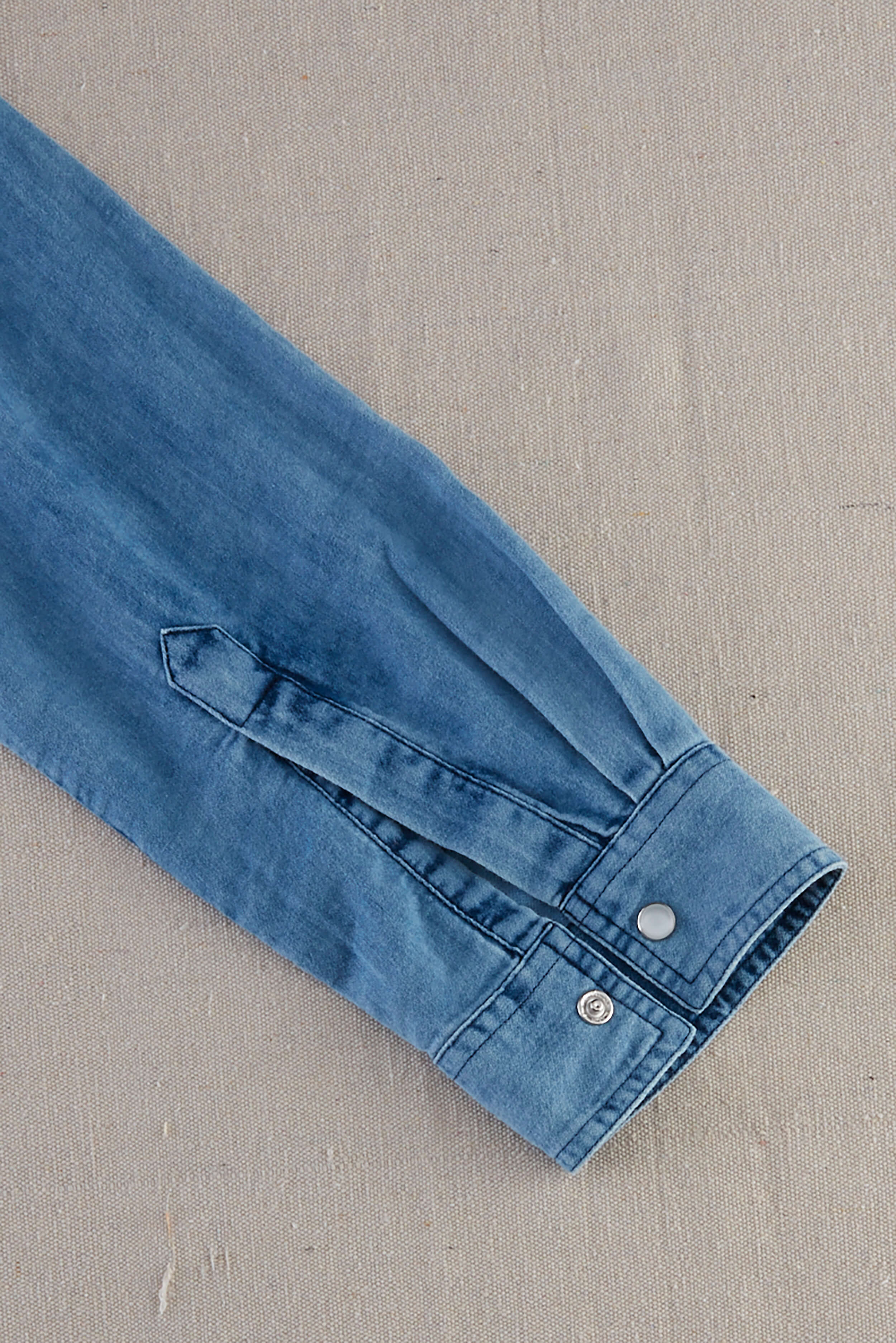 True Grit Long Sleeve 2 Pocket Western Shirt - Image 3