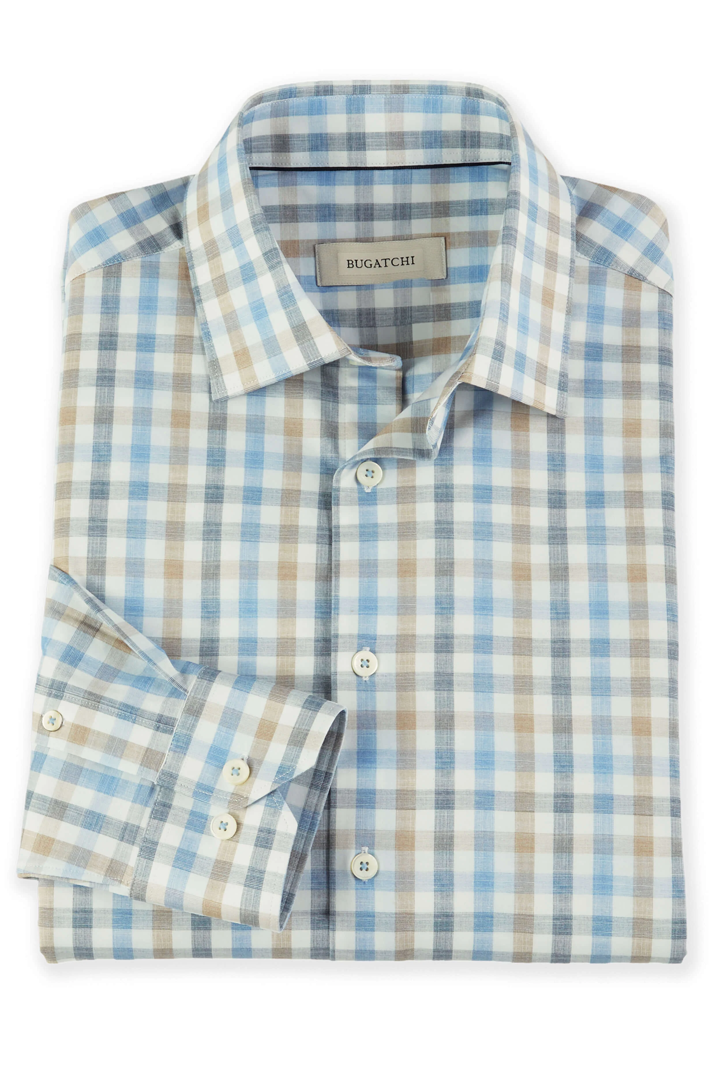 Bugatchi Long Sleeve Check Shirt