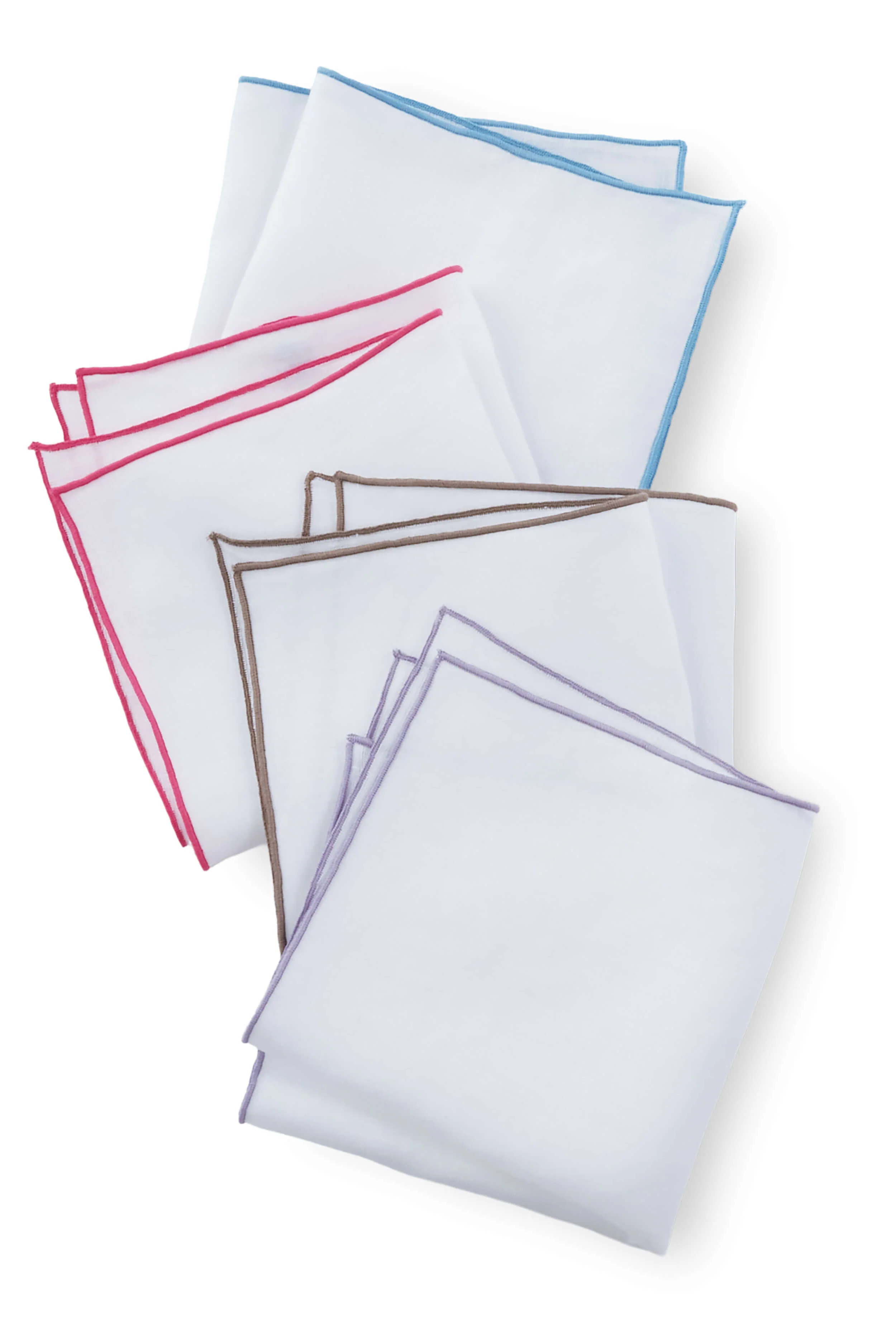 Dion Solid Linen Pocket Square