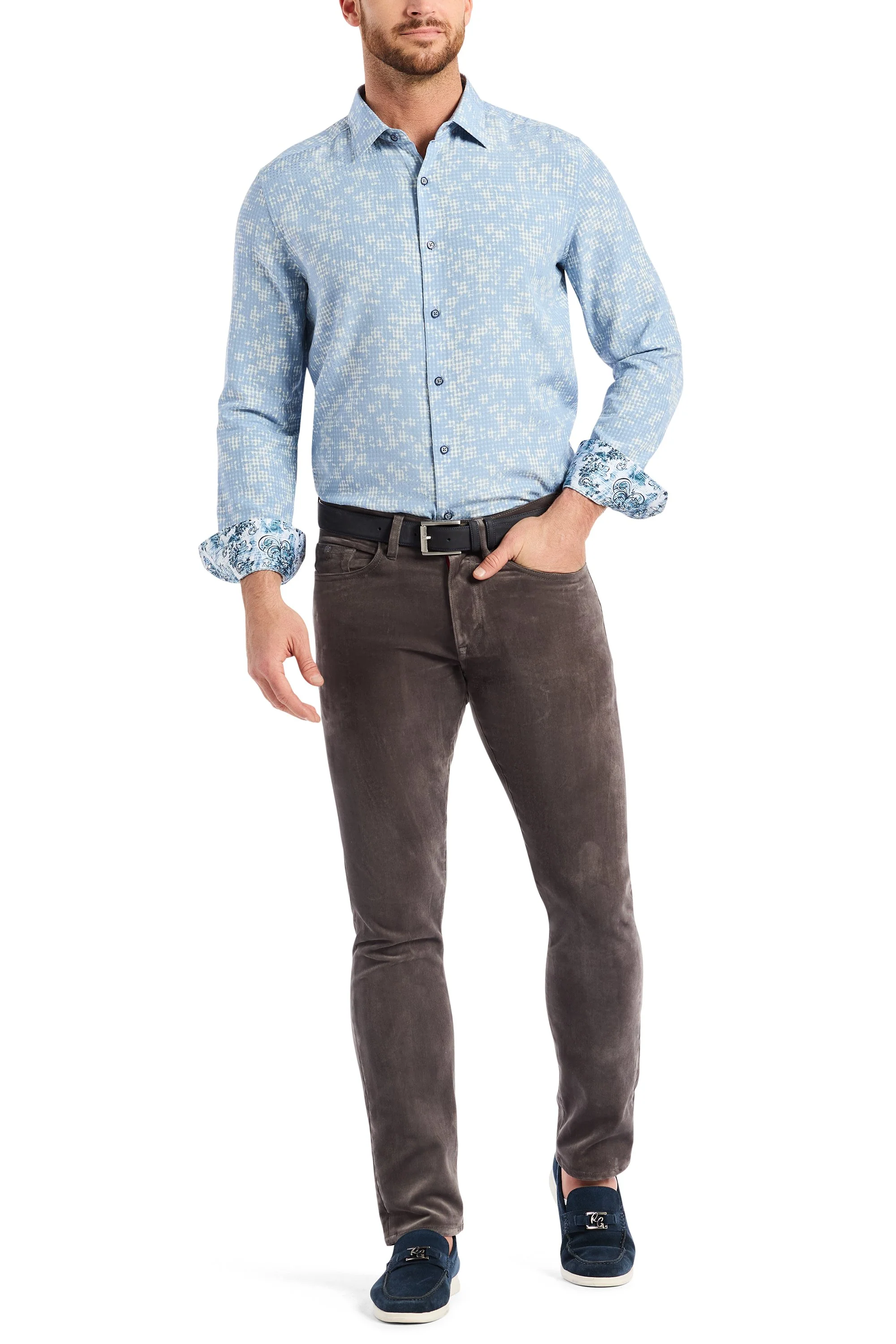 Robert Graham Long Sleeve Angola Woven Shirt - Image 4