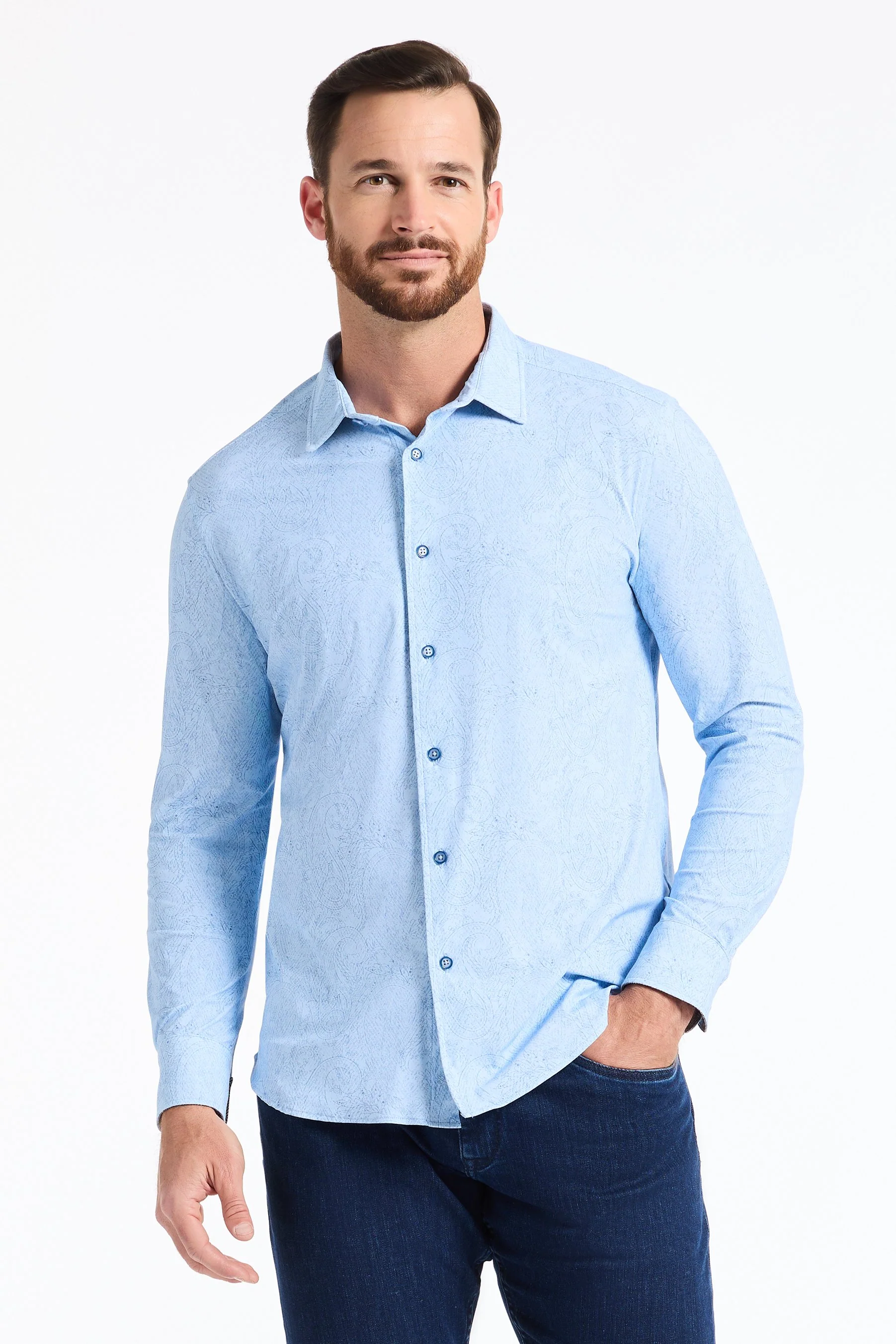 Robert Graham Long Sleeve Thurston Knit Shirt - Image 7