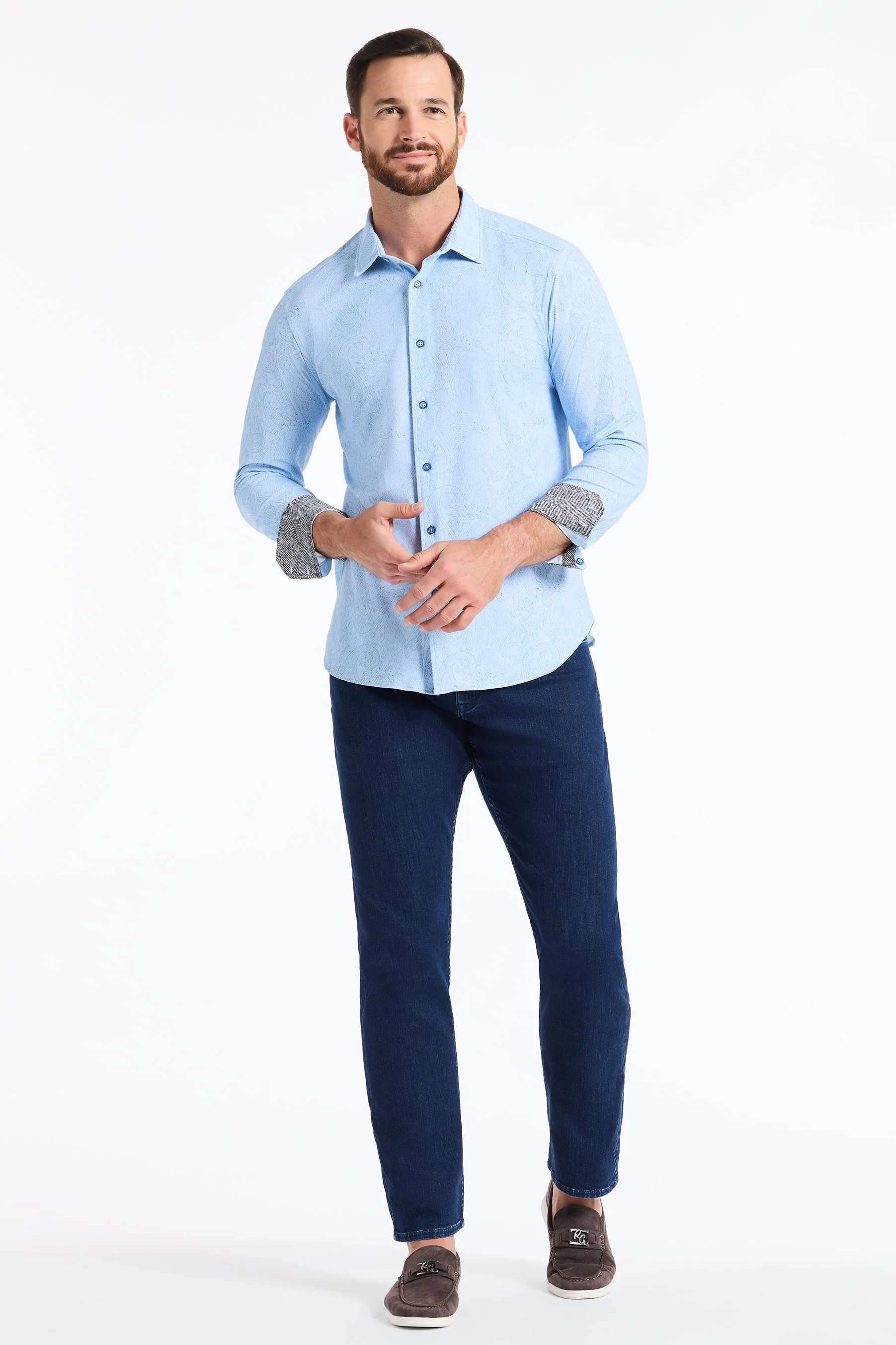 Robert Graham Long Sleeve Thurston Knit Shirt - Image 8