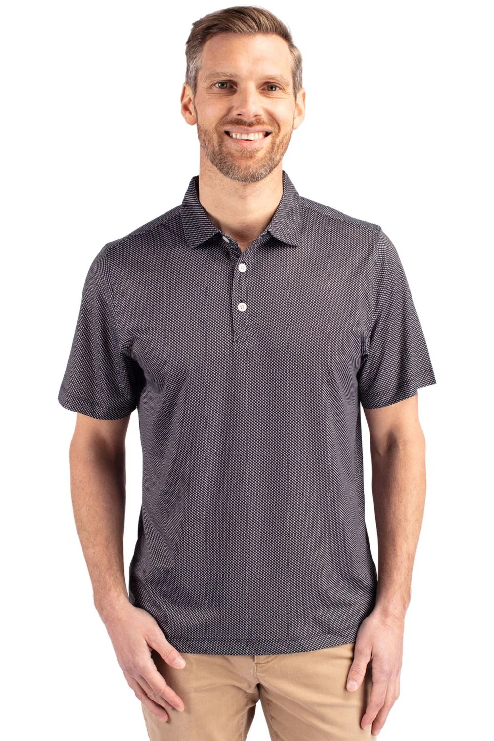 Cutter & Buck Short Sleeve Pike Symmetry Print Polo - Image 4