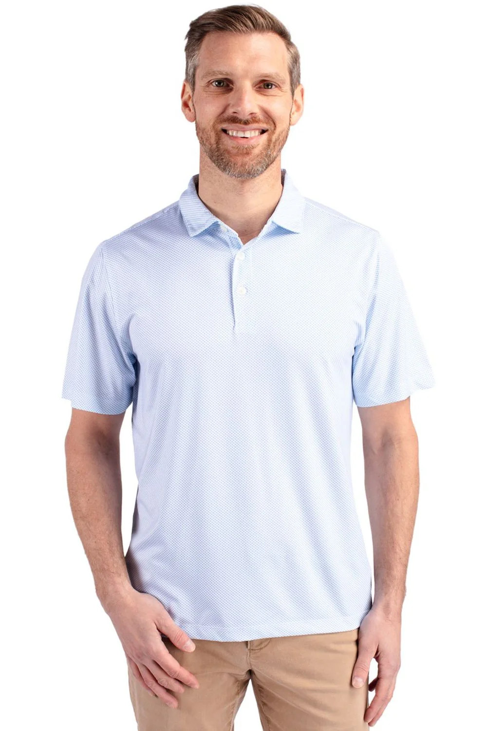 Cutter & Buck Short Sleeve Pike Symmetry Print Polo - Image 5