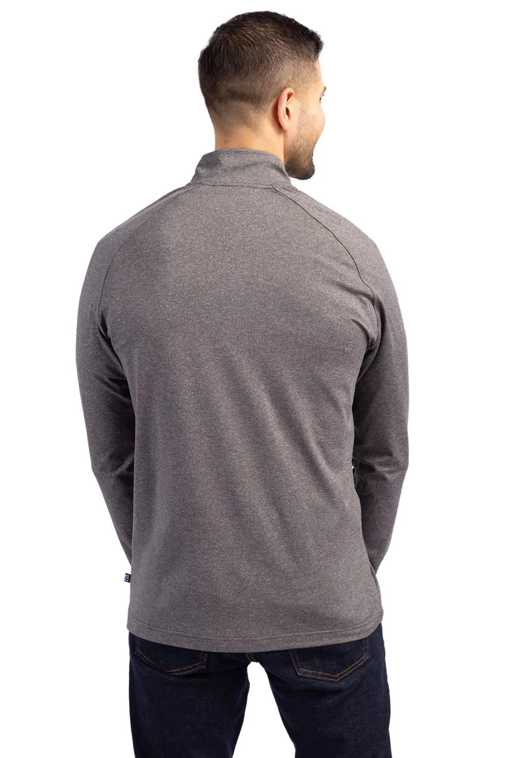 Cutter & Buck Adapt Heather Quarter Zip Pullover - Image 5