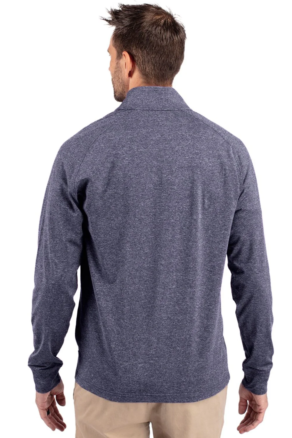 Cutter & Buck Adapt Heather Quarter Zip Pullover - Image 8