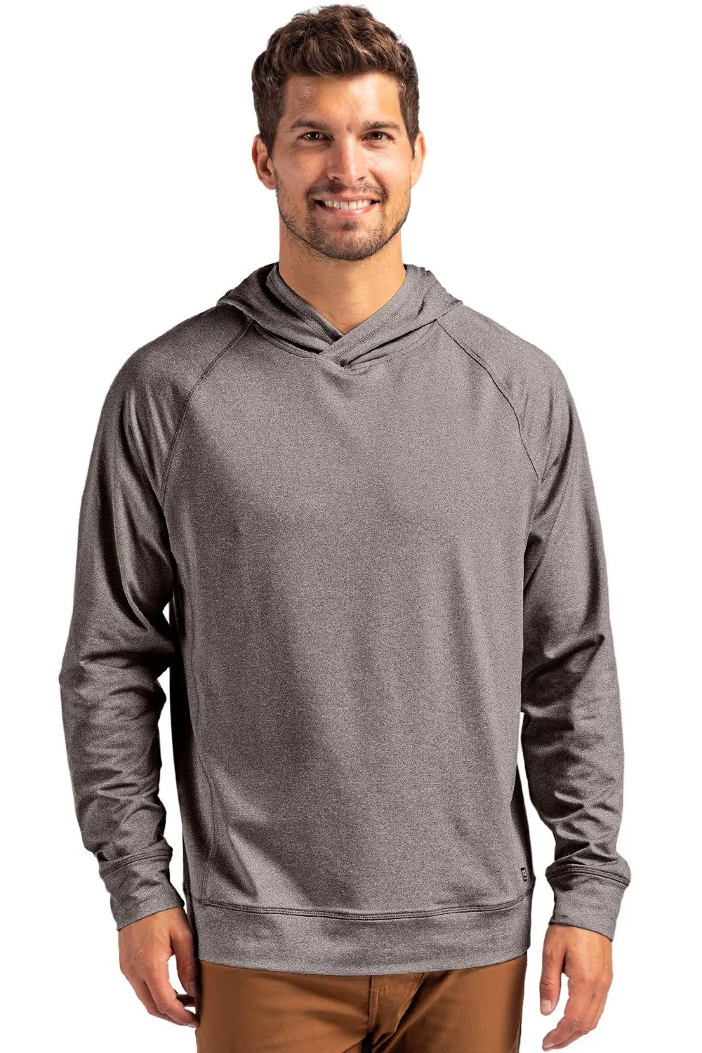 Cutter & Buck Adapt Heathered Hooded Pullover - Image 2