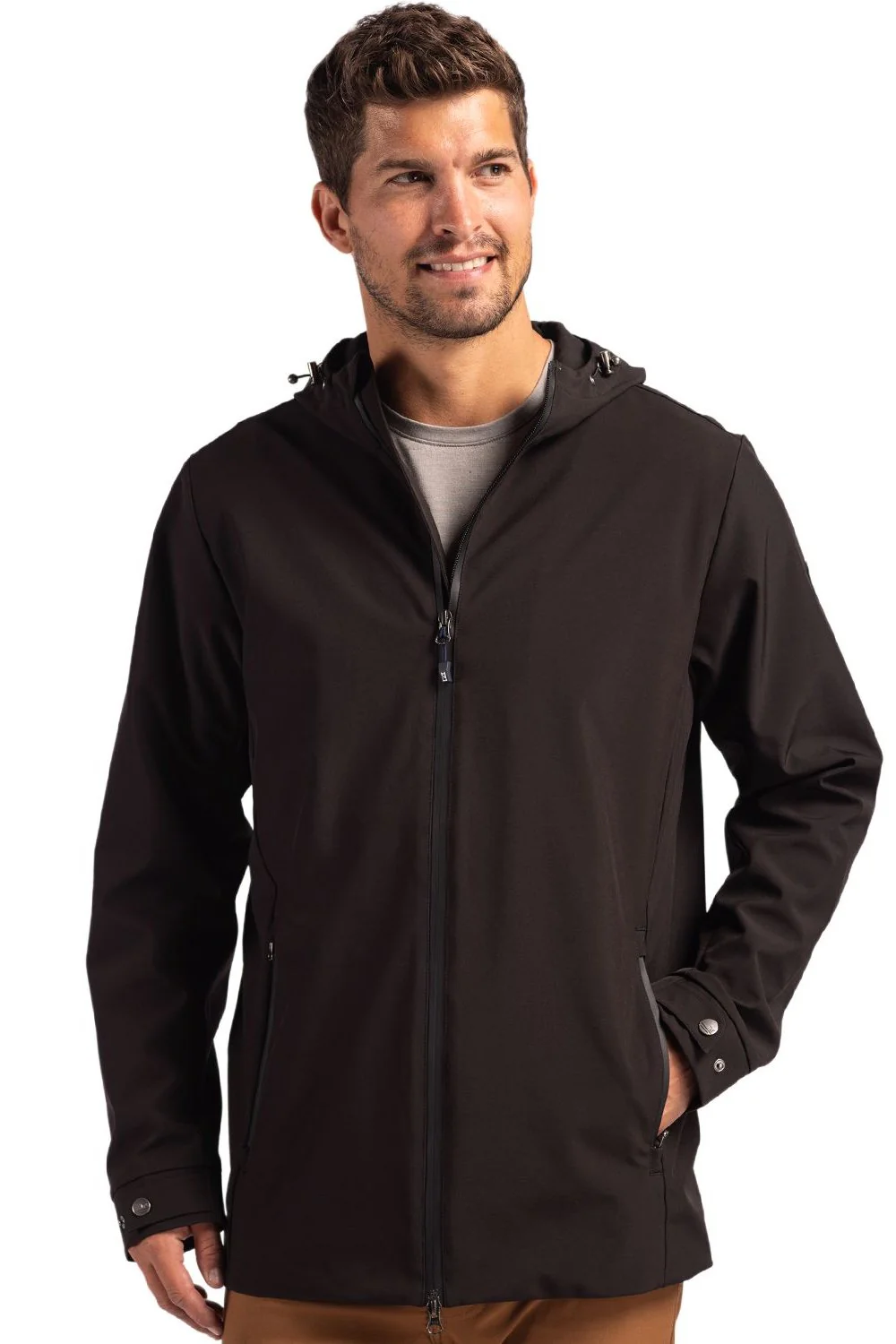Cutter & Buck Camano Everyday Stretch Water Resistant Jacket - Image 2