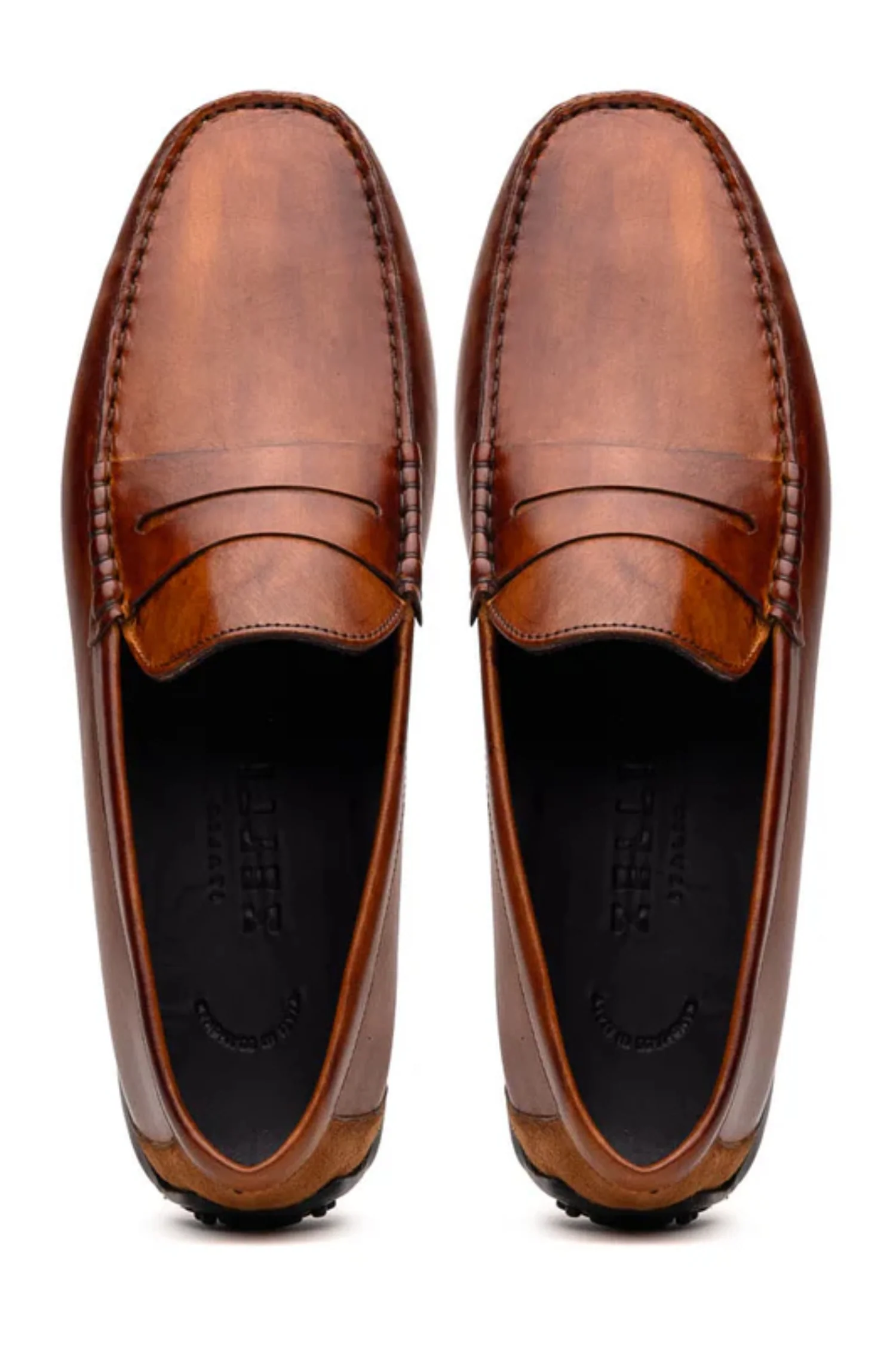 Zelli Monza Italian Hand Finish Calfskin Driving Loafer