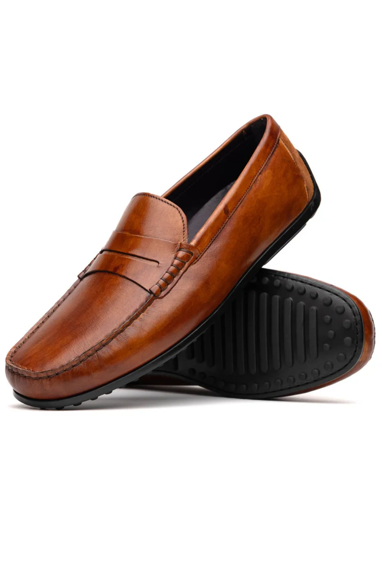 Zelli Monza Italian Hand Finish Calfskin Driving Loafer - Image 3