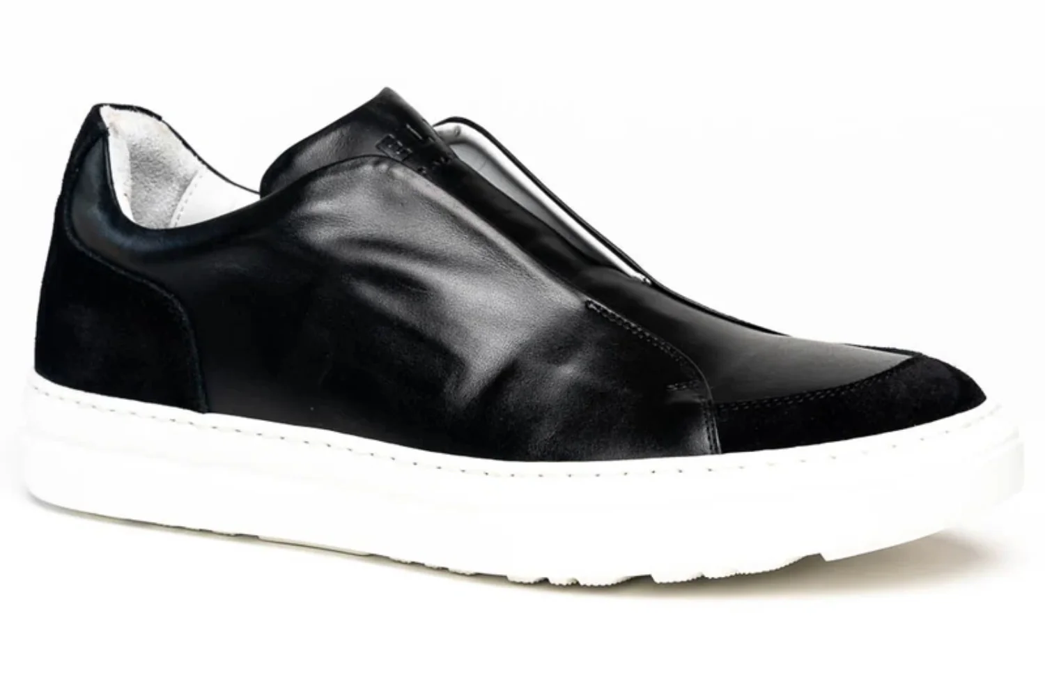 Zelli Spettacolare Italian Pebble Grain Calfskin Sneakers