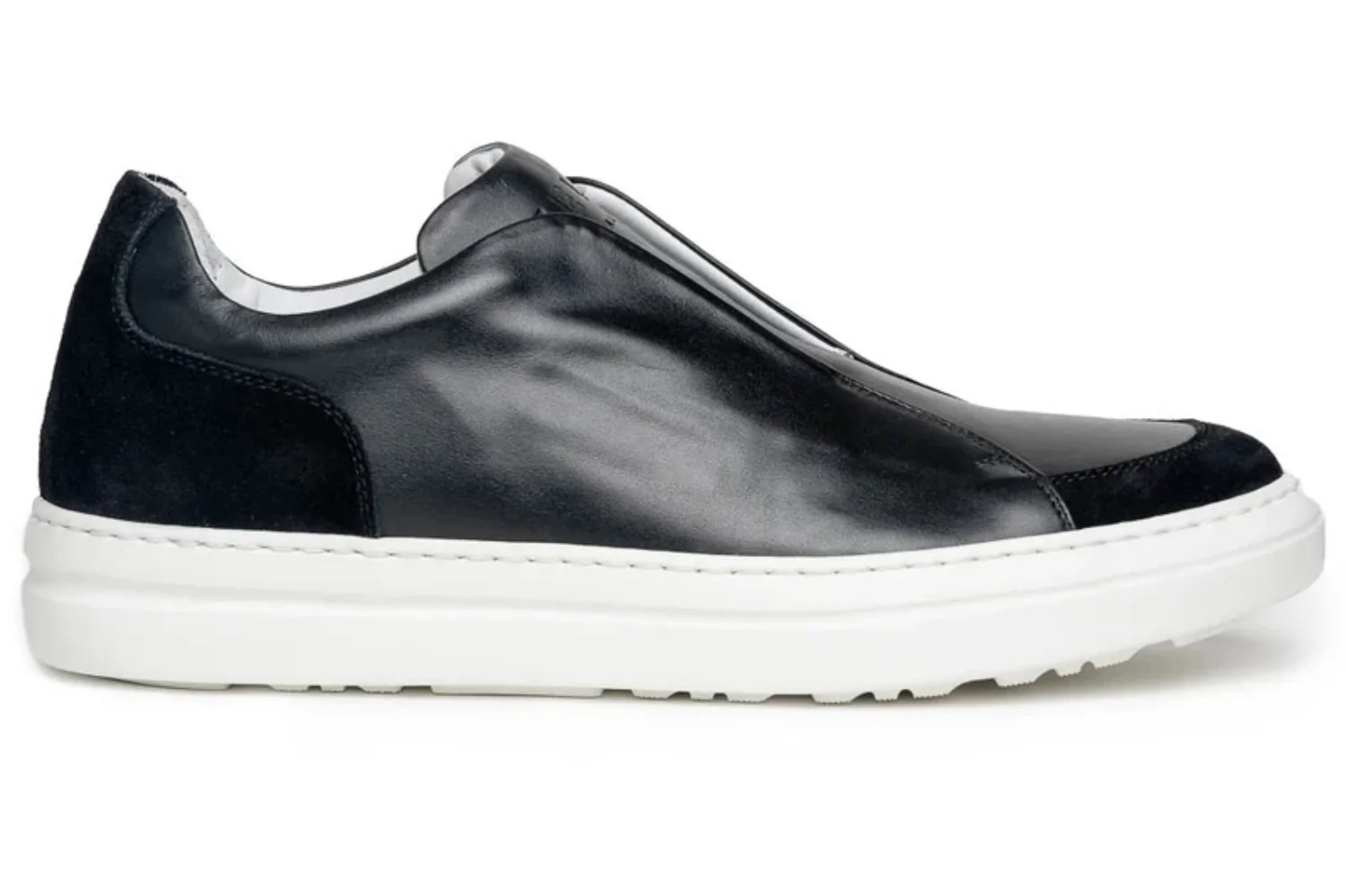 Zelli Spettacolare Italian Pebble Grain Calfskin Sneakers - Image 5
