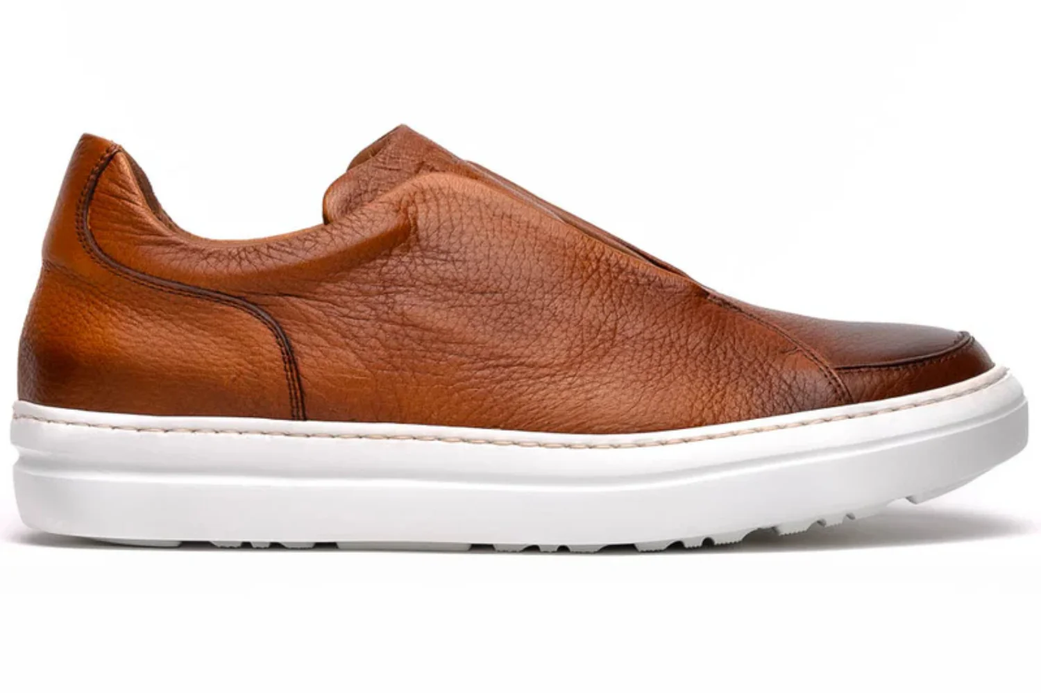 Zelli Spettacolare Italian Pebble Grain Calfskin Sneakers - Image 6