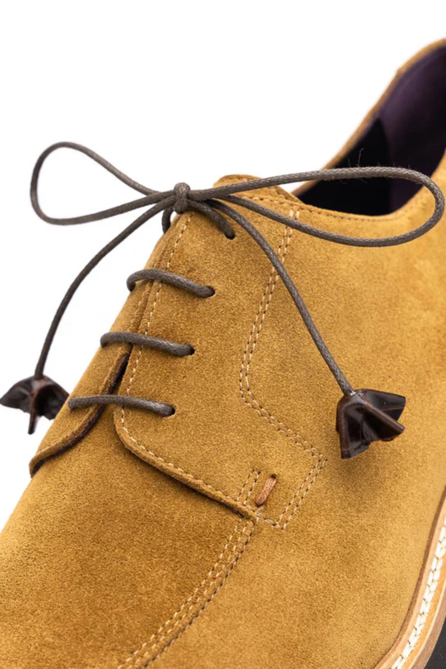 Zelli Campo Italian Sueded Goatskin Lace Up - Image 4