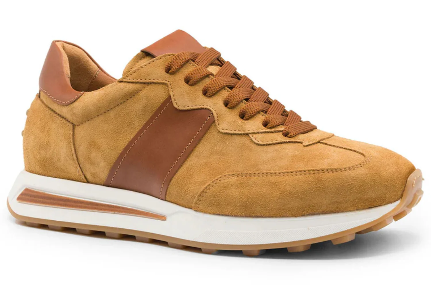 Zelli Roxi Italian Suede and Calfskin Sneaker - Image 2