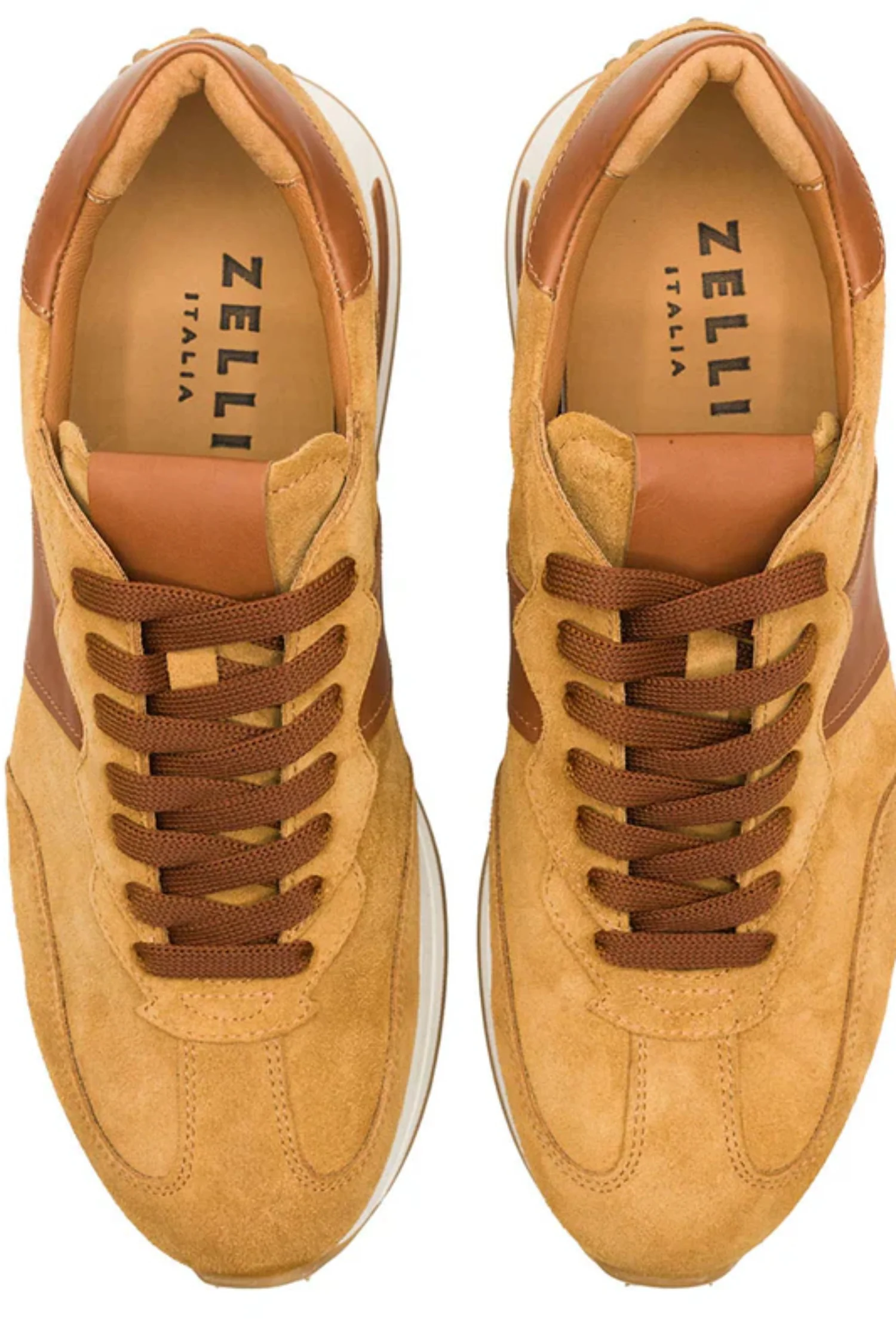 Zelli Roxi Italian Suede and Calfskin Sneaker - Image 5