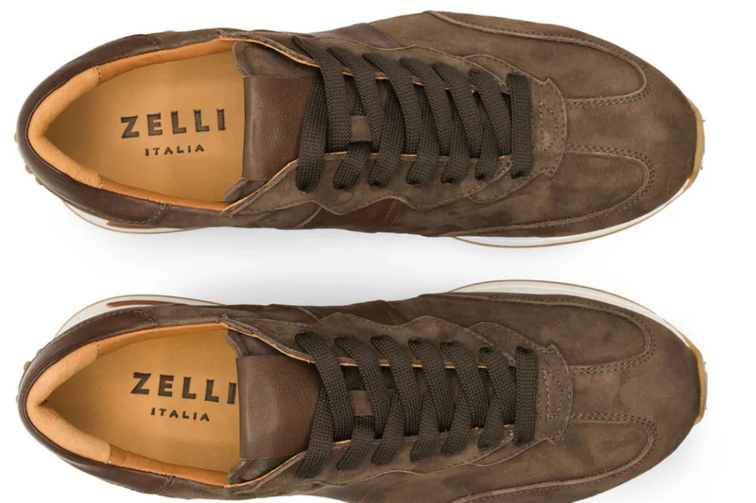 Zelli Roxi Italian Suede and Calfskin Sneaker - Image 7